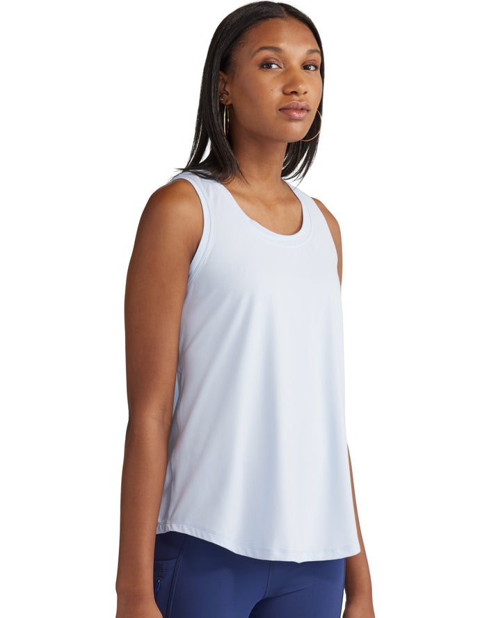 Champion Dame Tank Top LyseBlå - Soft Touch Cutout - Danmark YMK-064825